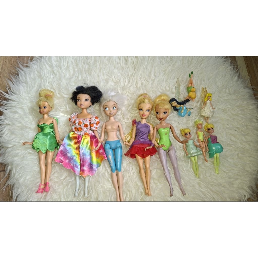Take All Barbie & Figure Tinkerbell Preloved ( Baca Deskripsi )