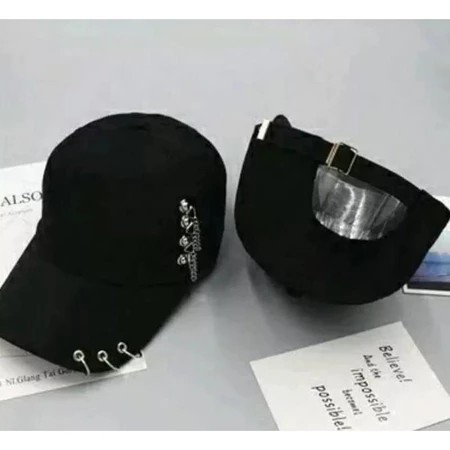 Topi Baseball Pria Wanita Ring Anting Bordir NYK