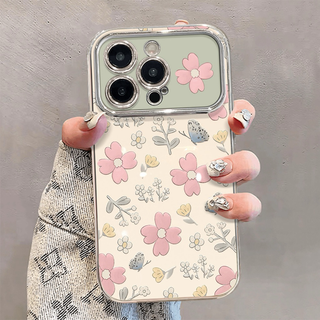 Flowe Case Iphone case iphone bunga untuk iphone 13 14 15