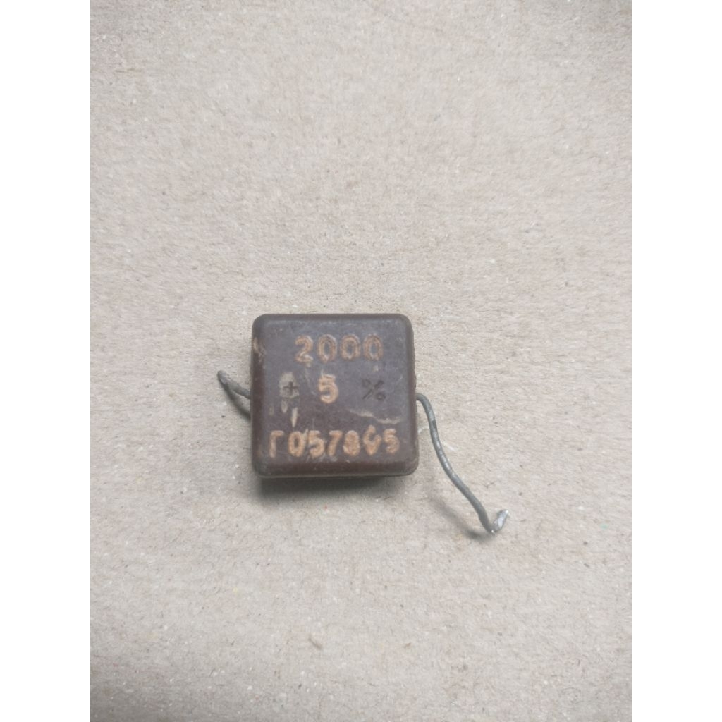 capacitor silver mica vintage 2nf/500v/5%