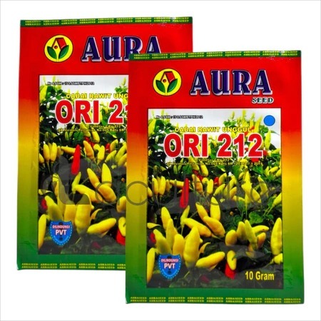 Benih Cabe Rawit Merah ORI 212 by Auraseed Indonesia 10 gram - ORI 212 Benih Cabe Viral
