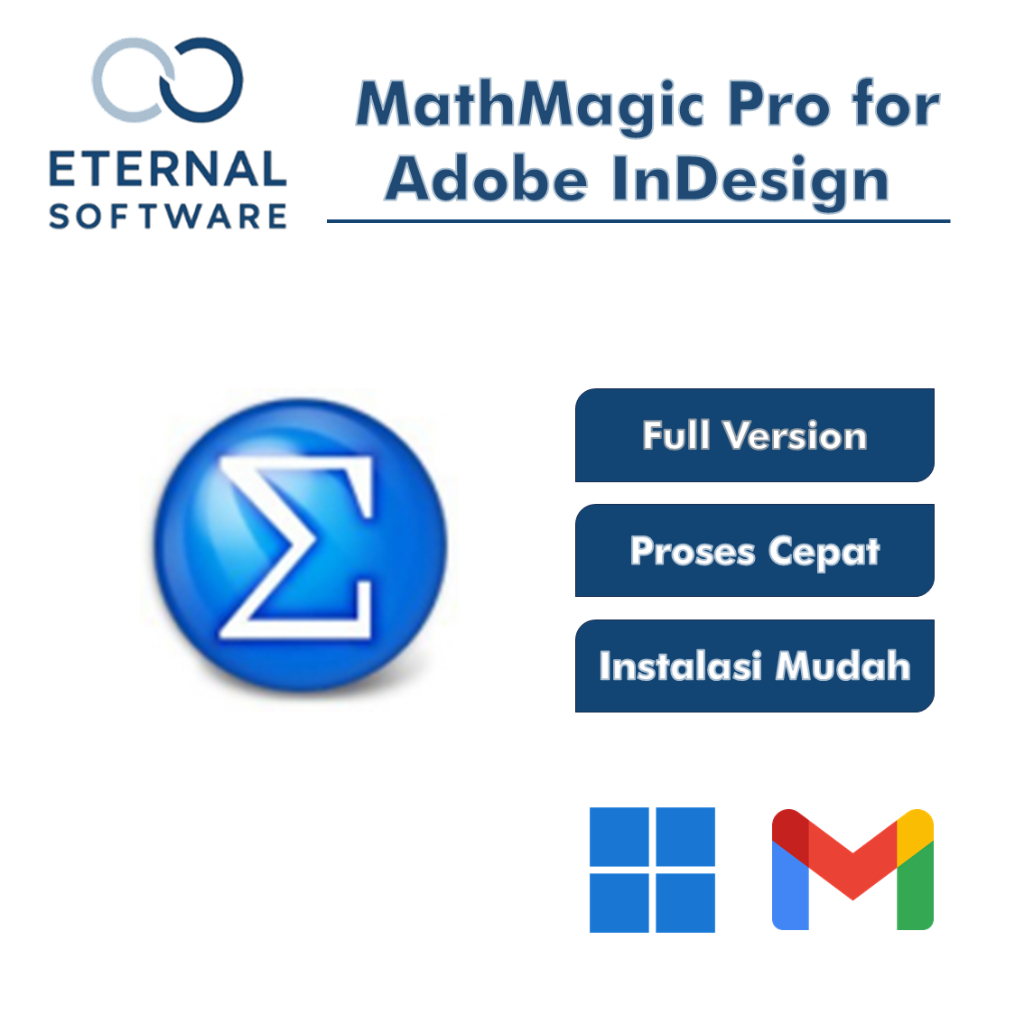 MathMagic Pro for Adobe InDesign Full Lisensi Software Edit simbol matematika Full Version Lifetime