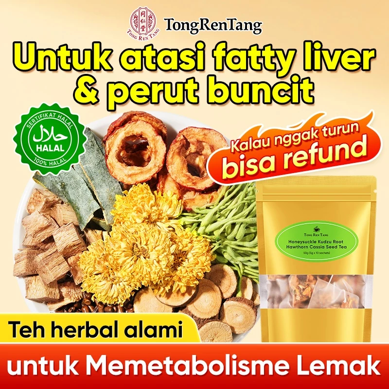 TongRenTang-Teh Herbal,HALAL,kesehatan,Alami,Penurun Lemak Hati,Tteh detox,detox lemak perut buncit