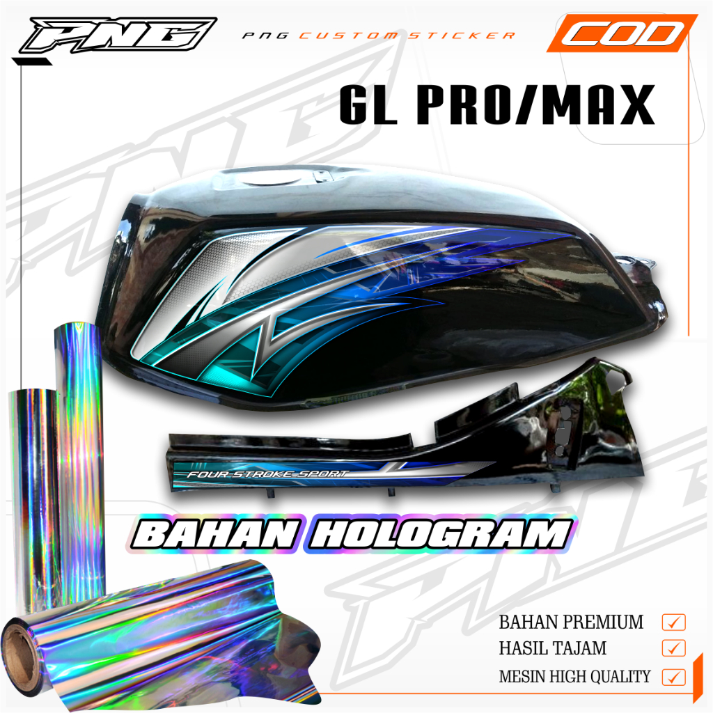 STRIPING HONDA GL HOLOGRAM, STRIPING TERBARU HOLOGRAM GL, STRIPING GL PRO MAX, STRIPING GL KOTAK HER