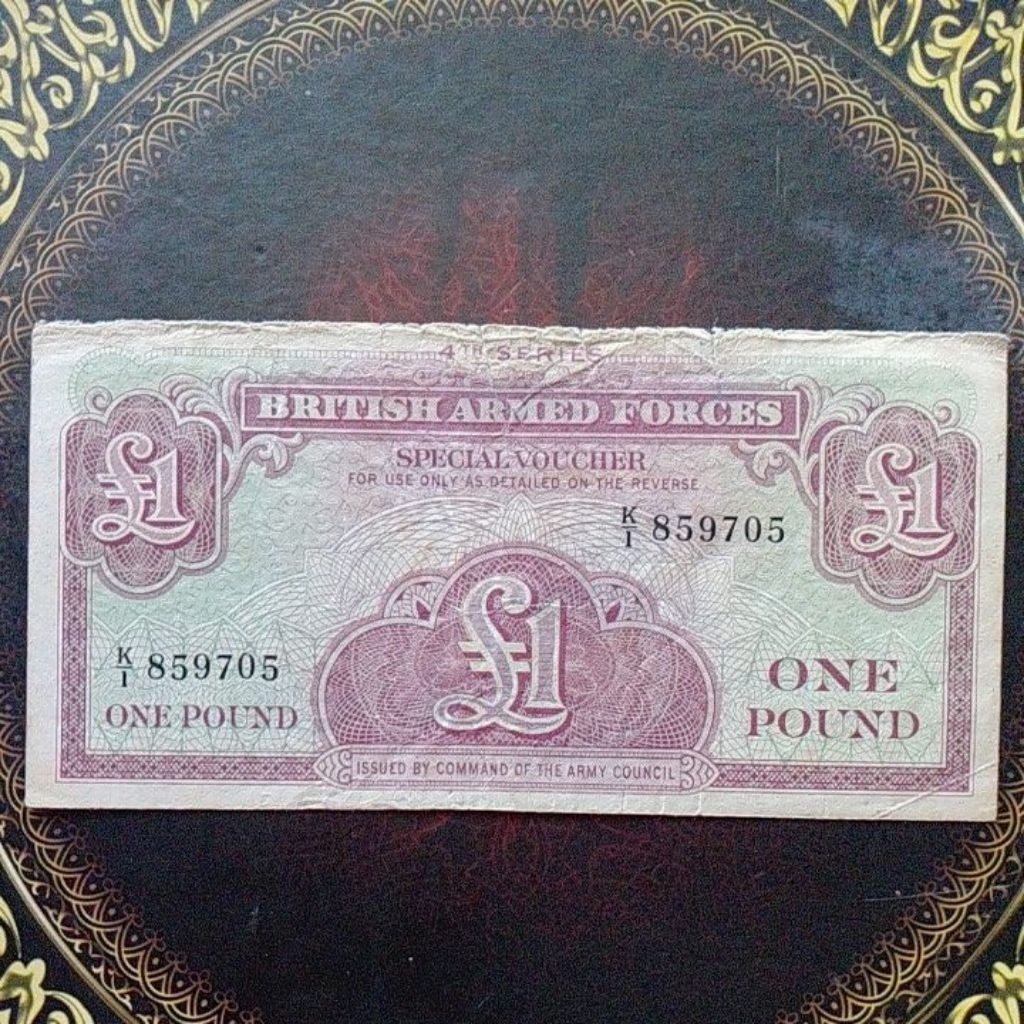 Uang British Armed Forces 1 pound 1962 fine