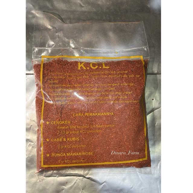 Pupuk KCL MAROKEMOP Repack - 500 Gram