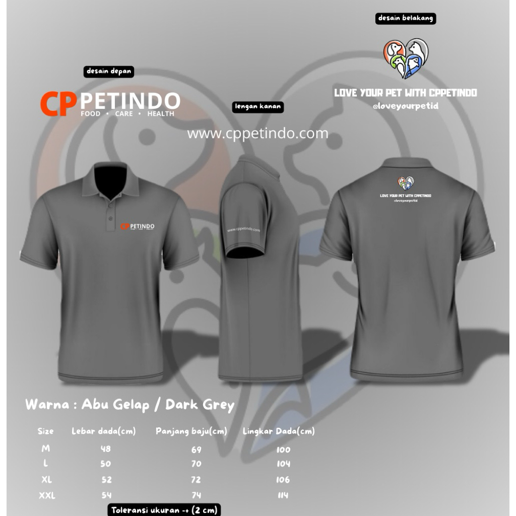 kaos polo cppetindo