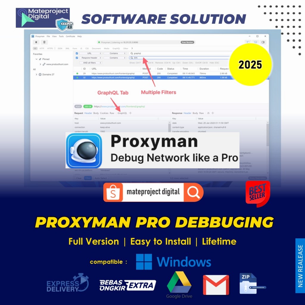 PROXYMAN Pro 2024 Full Software Debbuging Proxy