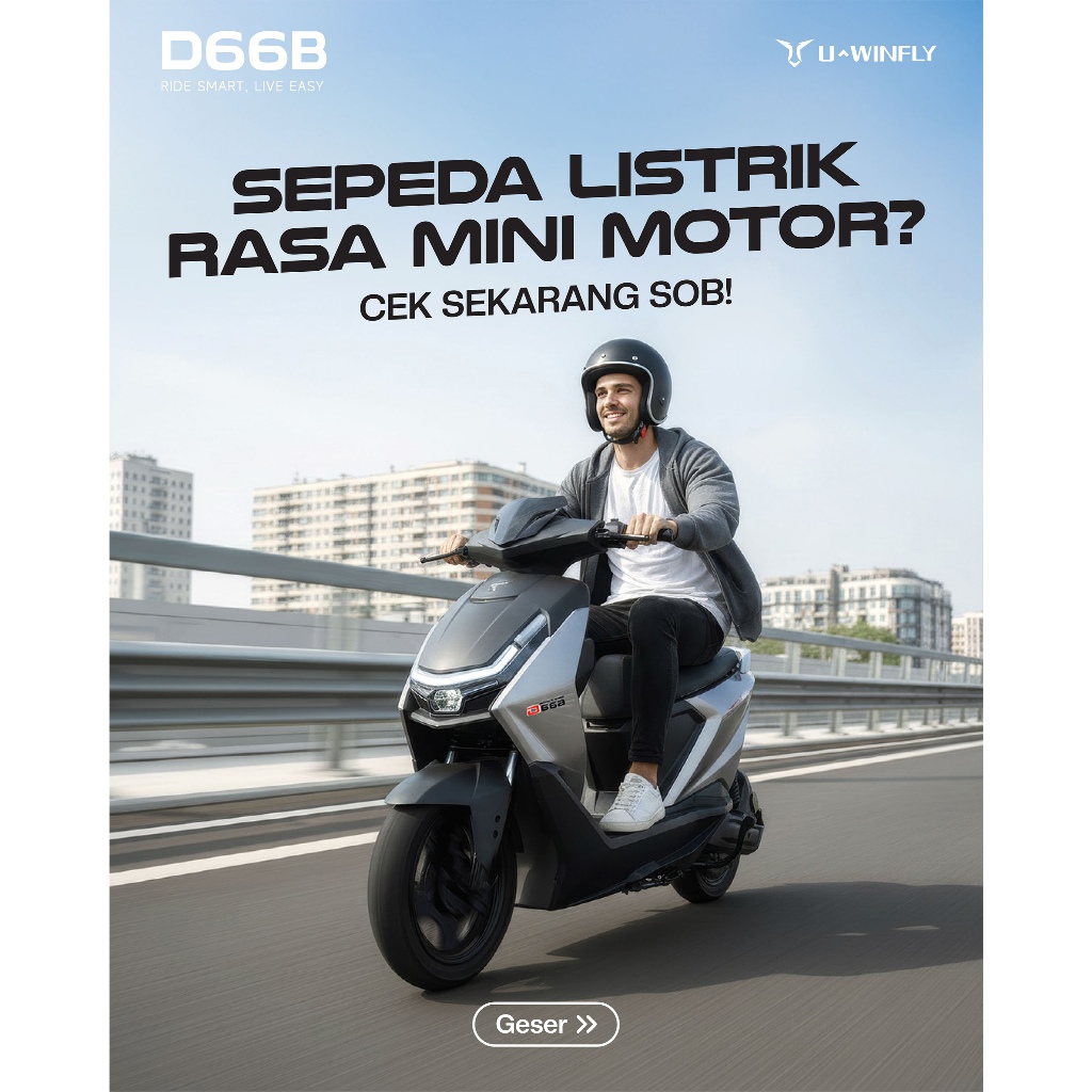 TERBARU Sepeda Listrik Uwinfly D66A D66B D65ADV new series