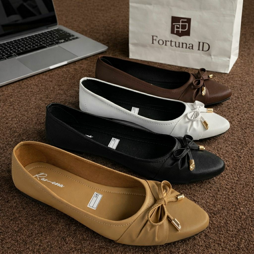 Flatshoes Wanita Big Size 41 42 43 44 45 V072