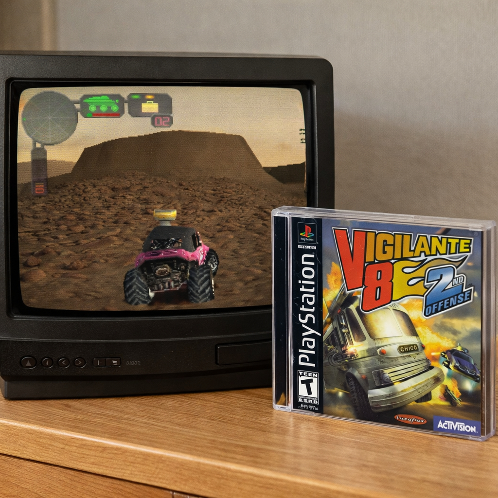 [ Game PS1 Psone Playstation ] Vigilante 8: 2nd Offense