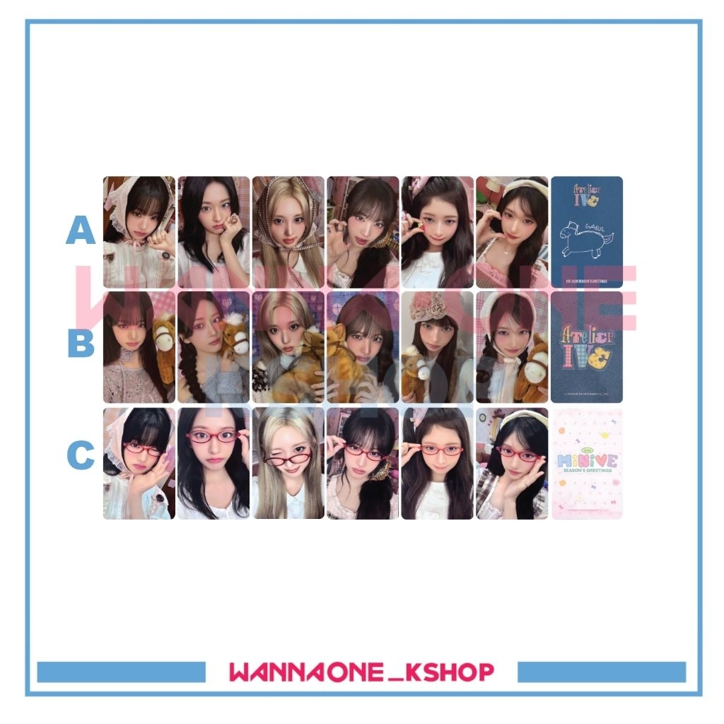 photocard ive season's greetings 2026