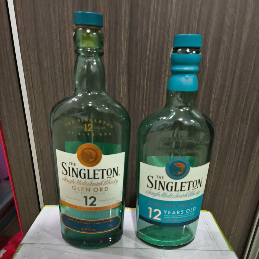 Singleton12 | Singleton12glenord botol bekas 2pcs| Kolektor