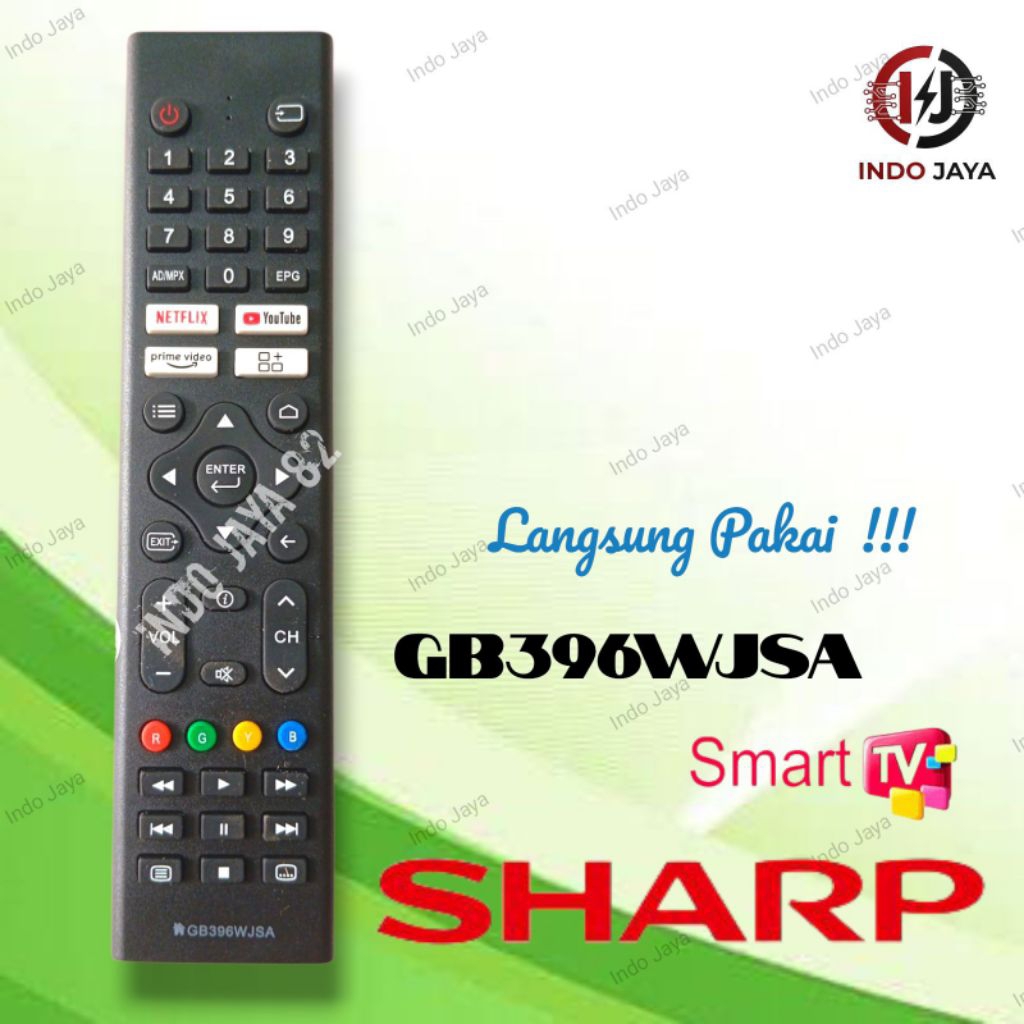 Remote TV Android Sharp Smart TV GB396WJSA Remote TV Sharp Android Smart TV Sharp 396WJ