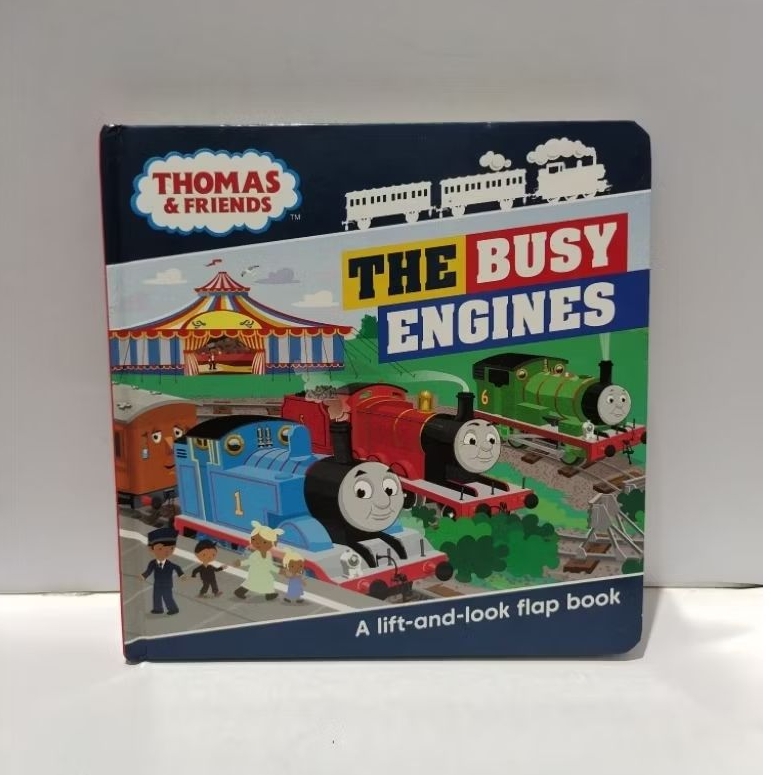 THOMAS & FRIENDS THE BUSY ENGINES A LIFT AND LOOK FLAP BOOK