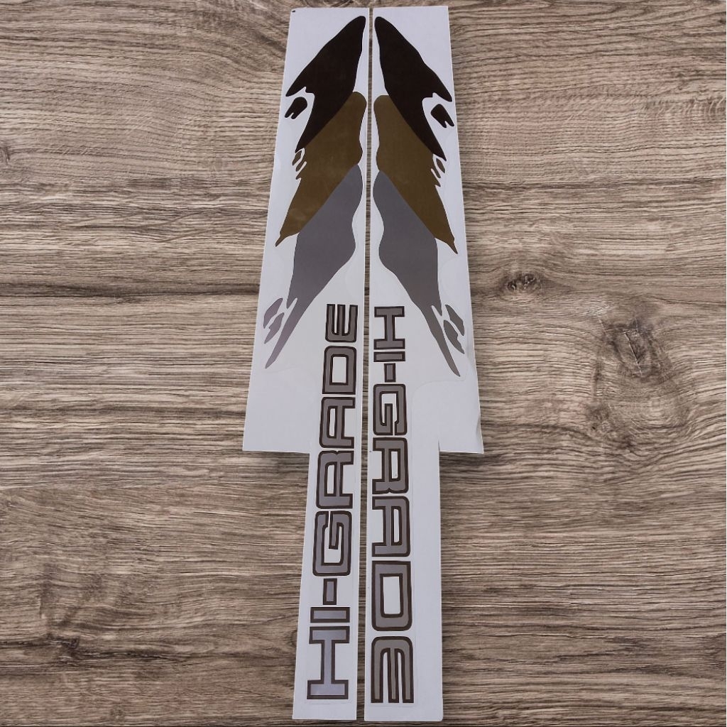 stiker hi grade isuzu panther minibus / stiker panther hi grade lama / stiker hi grade baru / stiker