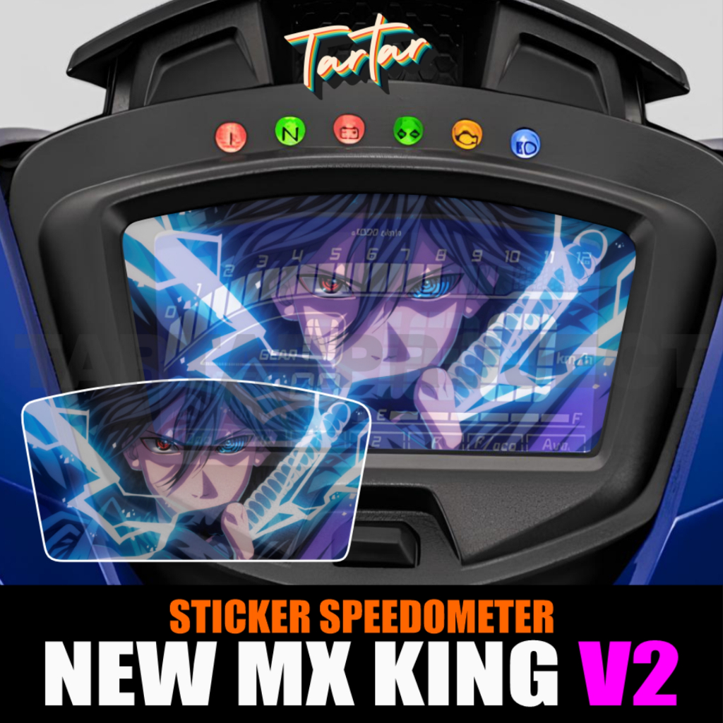Sticker Stiker Spido / Speedometer Transparant Anime New MX KING