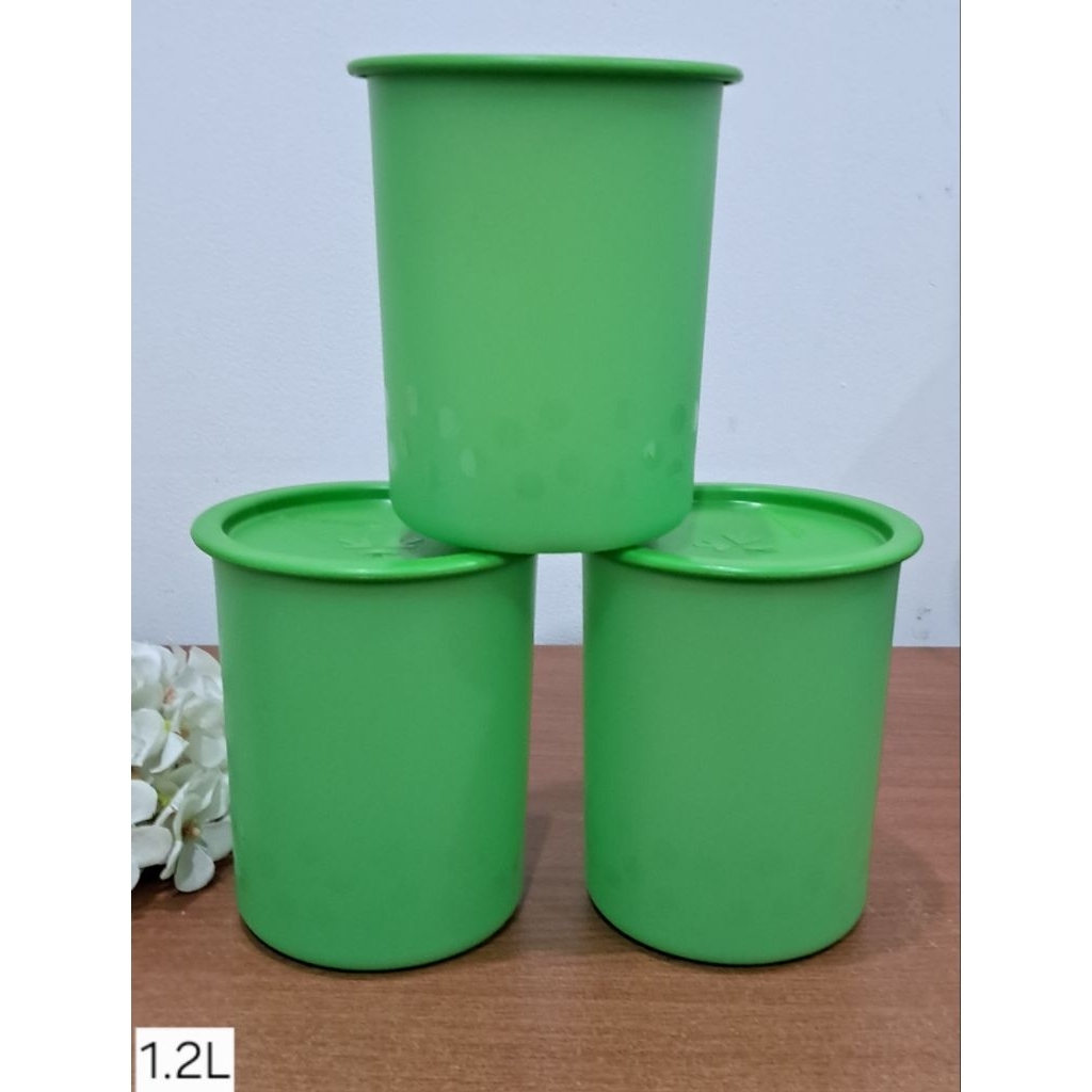 NEW - Polkadot Canister / Polkalala Canister 1.2L Tupperware (satuan)