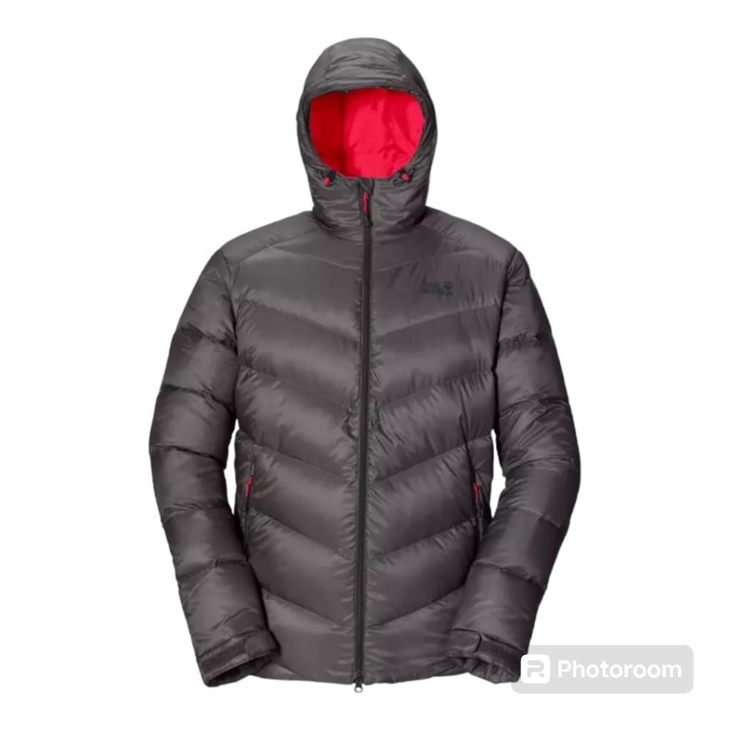 Jaket Outdoor Winter Jack Wolfskin Mens Svalbard Down Hoody Jacket Original