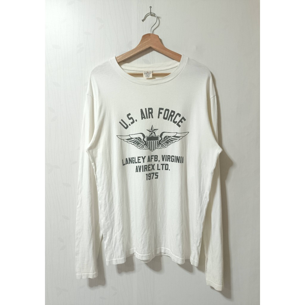 T-SHIRT LONG SLEEVE BY AVIREX U.S. AIR FORCE SECOND ORIGINAL