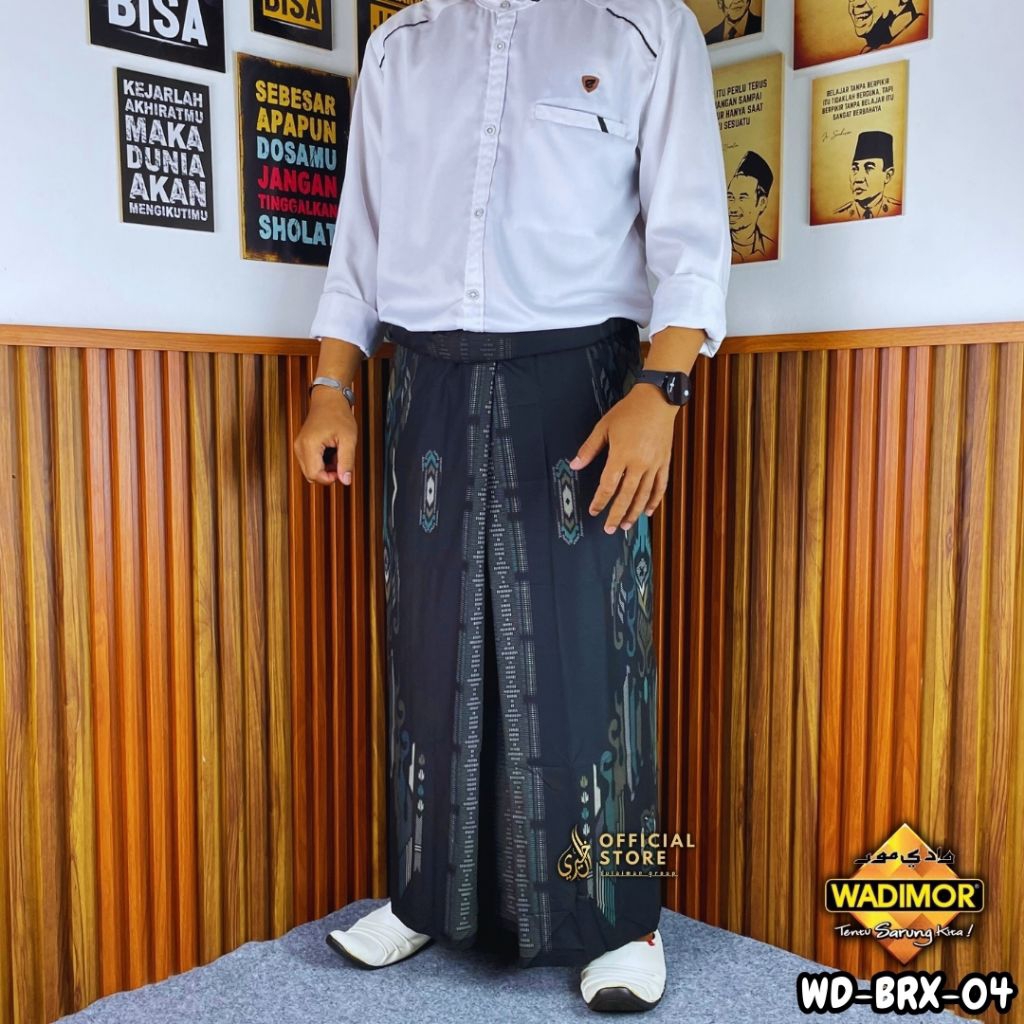 Sarung Wadimor Motif Batik Borneo Terbaru | Sarung Wadimor Pria Muslim Dewasa Motif Batik Terbaru