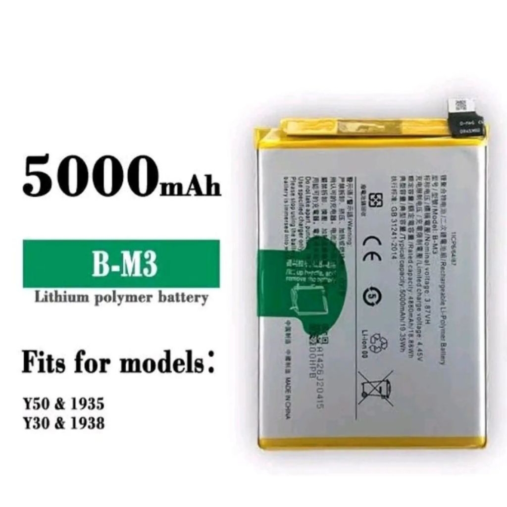 Baterai HP Vivo Y30 Y50 B-M3 Original