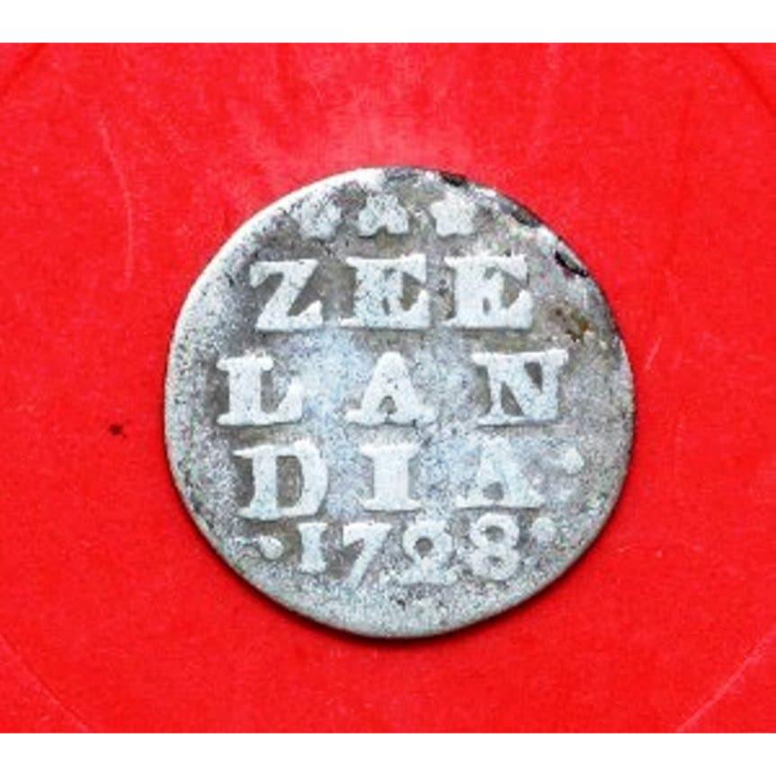 BL303 koin 2 stuiver adalah 10 cent zeeland 1728 VOC era
