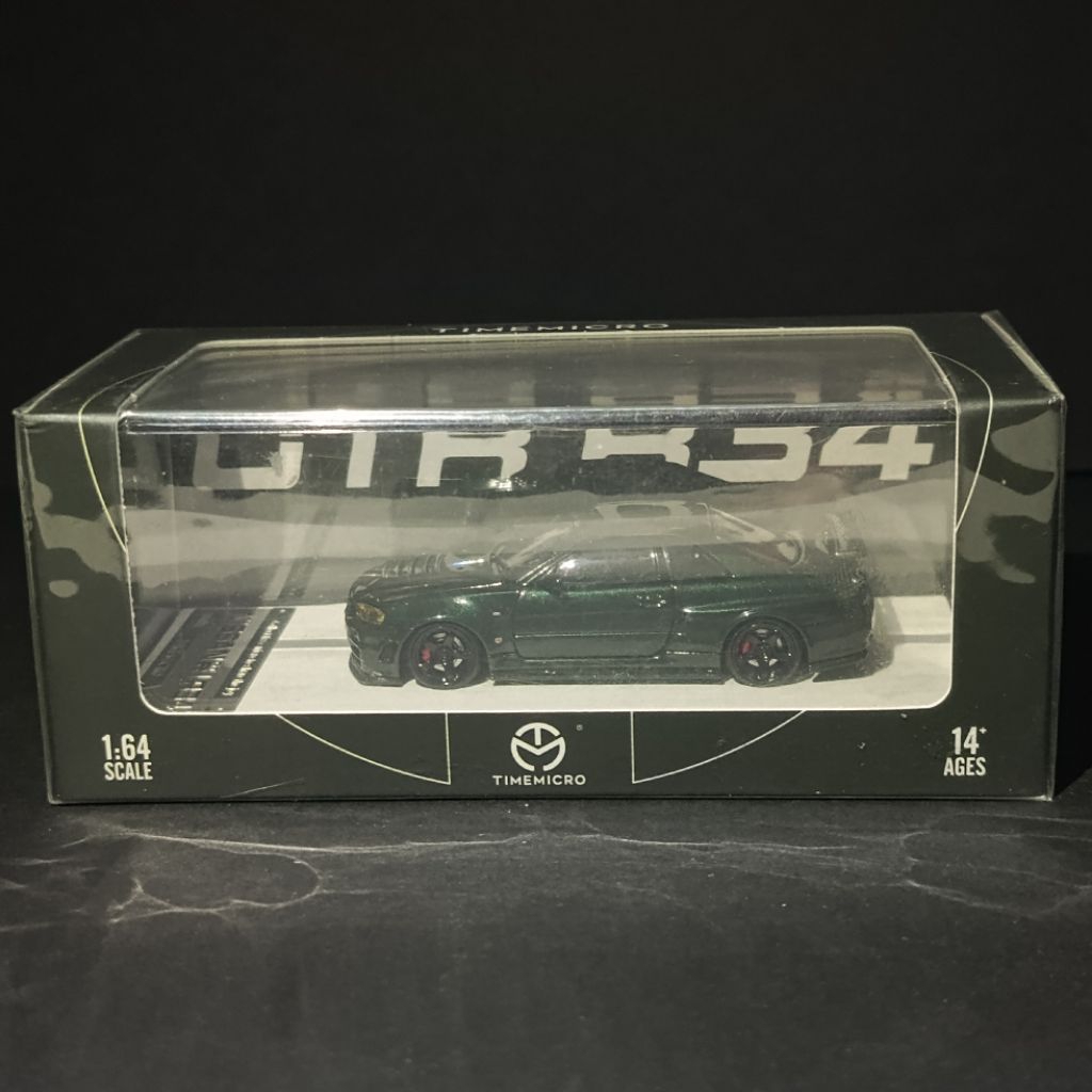 TIME MICRO NISSAN GTR R34 DARK GREEN COATING