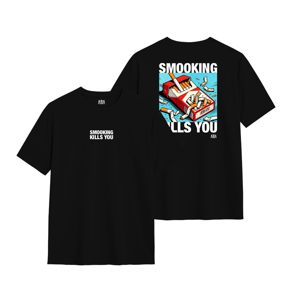 kaos dakwah islam merokok membunuhmu kaos islami ukuran s-3xl asli katun combed 24s lembut adem tida