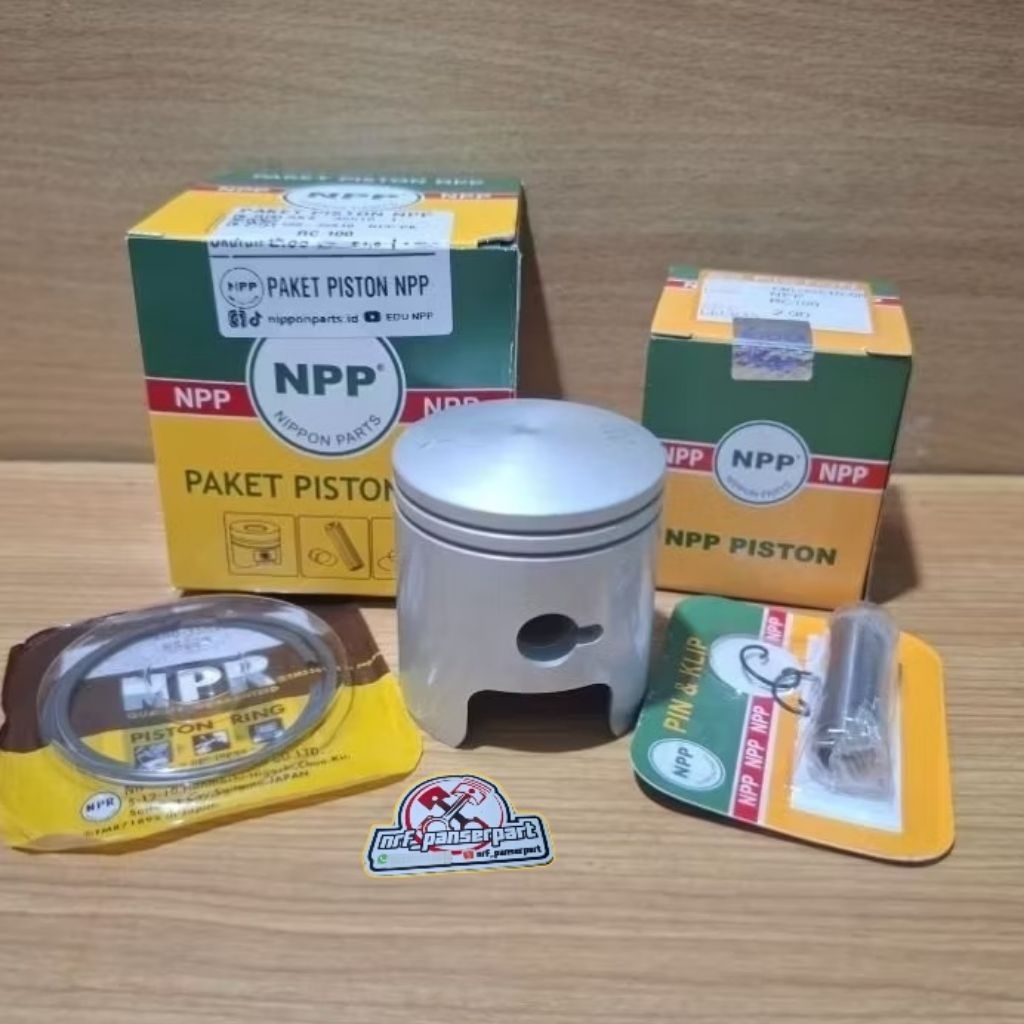 PISTON KIT SEHER SET RING SUZUKI RC 100 TORNADO GX 100 BRAVO JET COOLED RC100 OS/OVER SIZE  STANDAR/