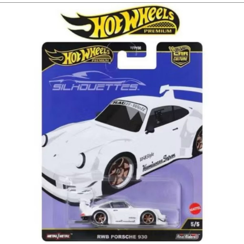[FREE PROTECTOR] Hotwheels Premium Rwb Porsche 930 Silhouettes