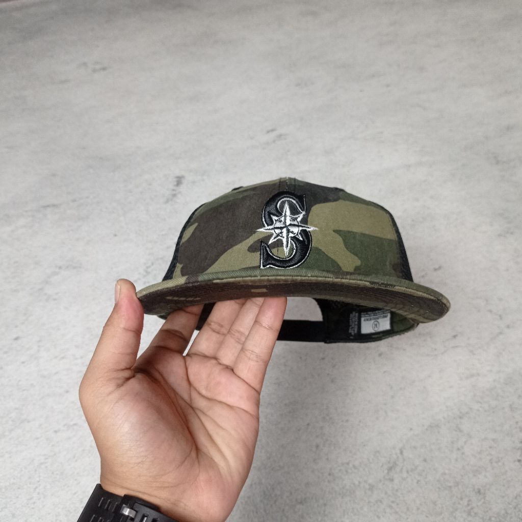 topi Snapback Seattle Mariners Camo