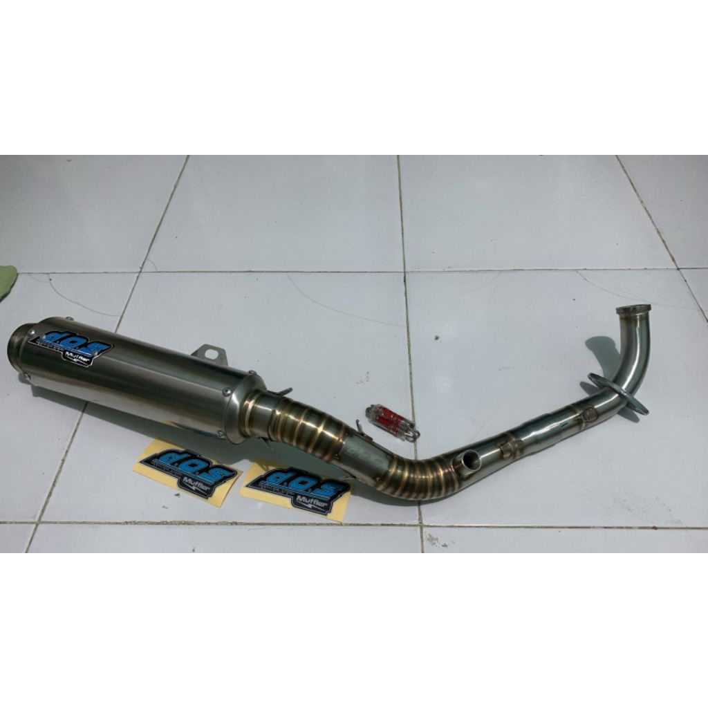 Knalpot Dos Muffler Original Requestan 200cc For Aerox Old/Nmax Old
