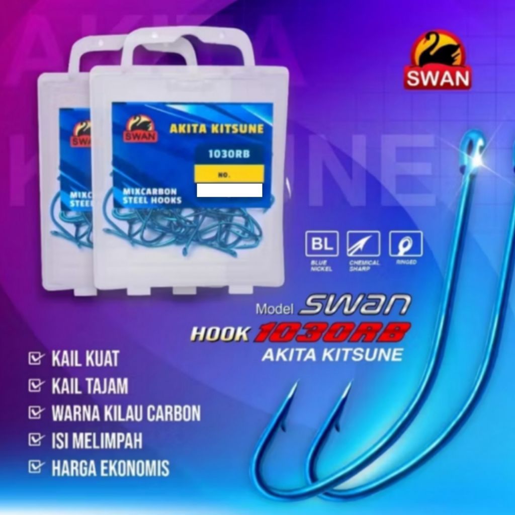 Kail Pancing Swan Akita Kitsune 1030 RB - 1 BOX