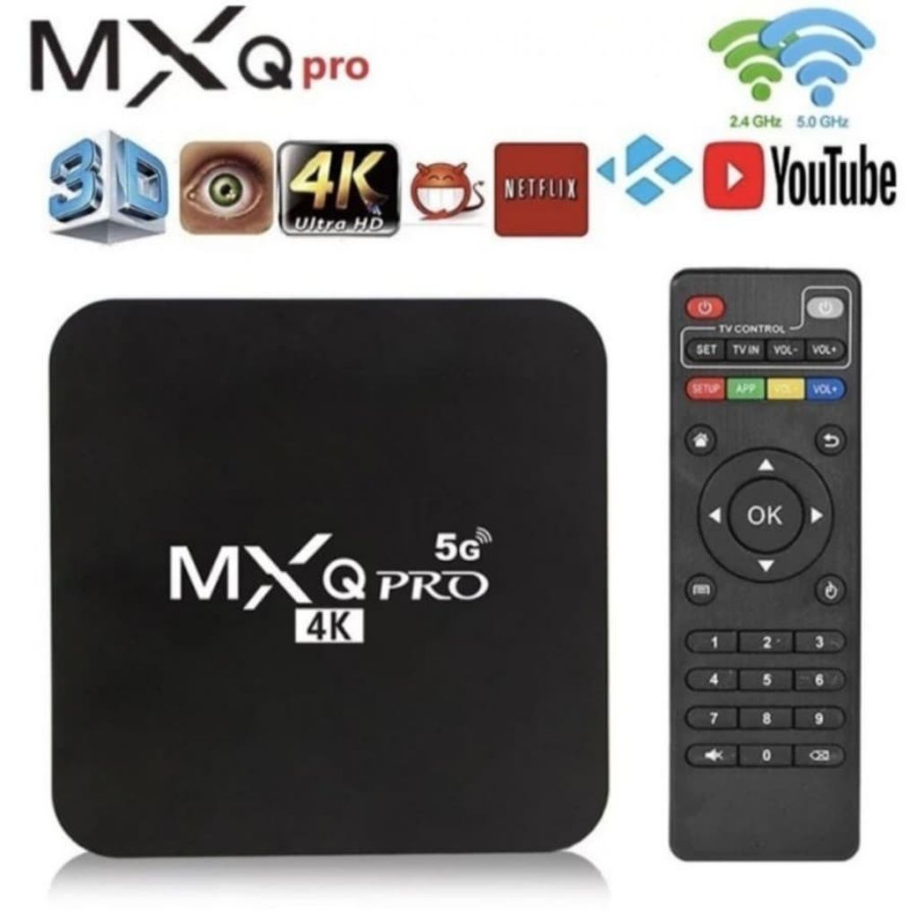 [PROMO] Android Tv Box MXQ Pro 4K 5G 64Gb+512GB Ultra HD / Smart TV Box 4K 5G laris murah 16Gb+512Gb