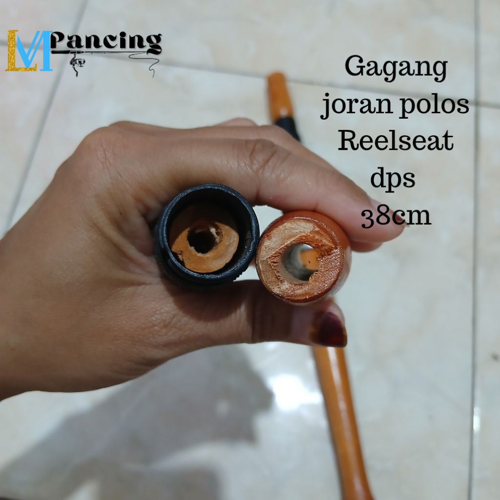 GAGANG JORAN KAYU, REEL SEAT DPS, 38CM, COD.
