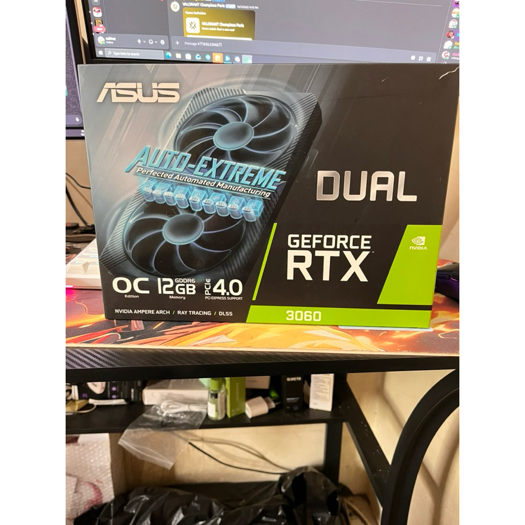 rtx 3060 12GB Geforce dual auto extreme Asus