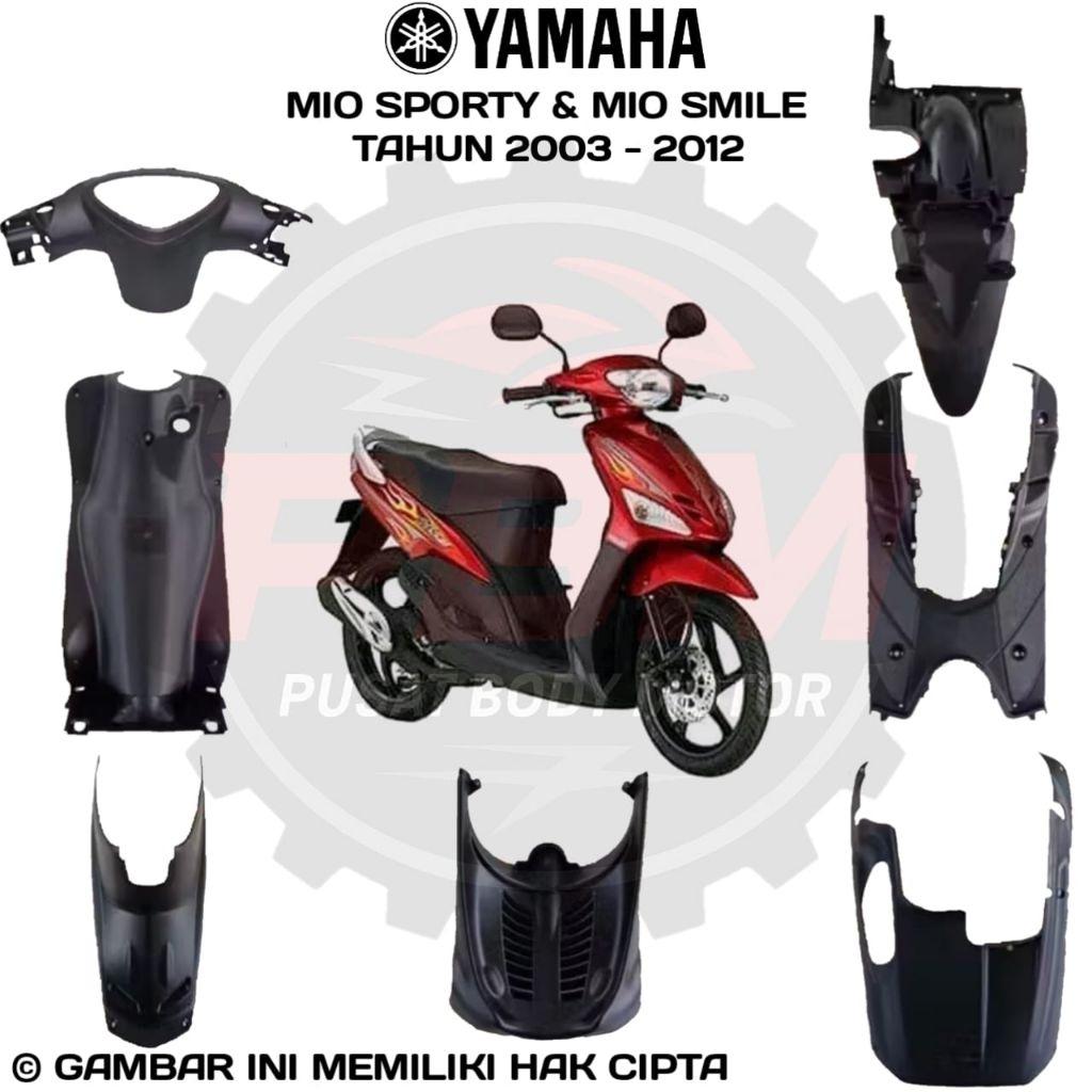 Body Motor Mio Sporty Smile (2003 - 2012) Body Kasar Motor Mio Sporty Smile