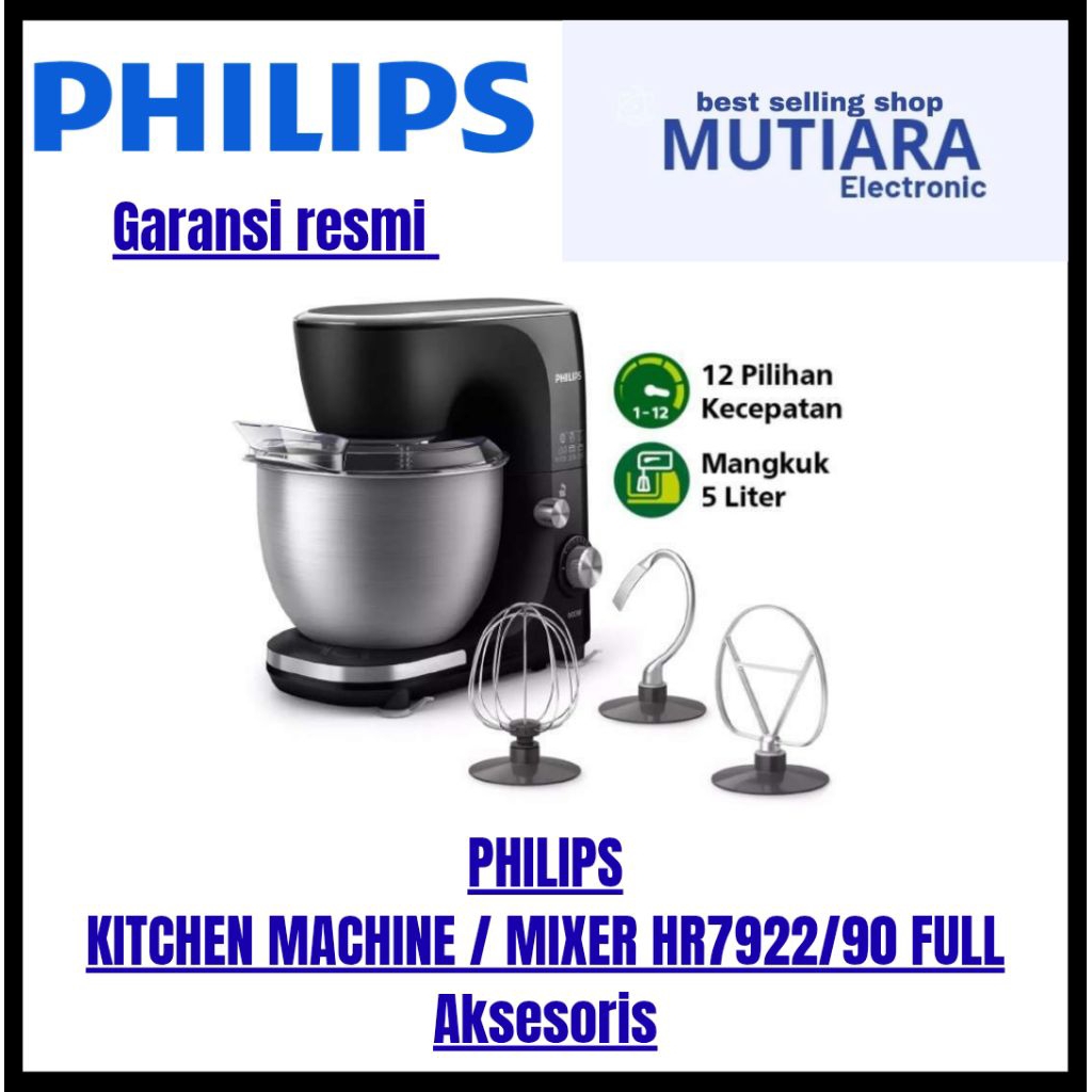 PHILIPS HR7922 / HR7922/ 90 MIXER KITCHEN MACHINE