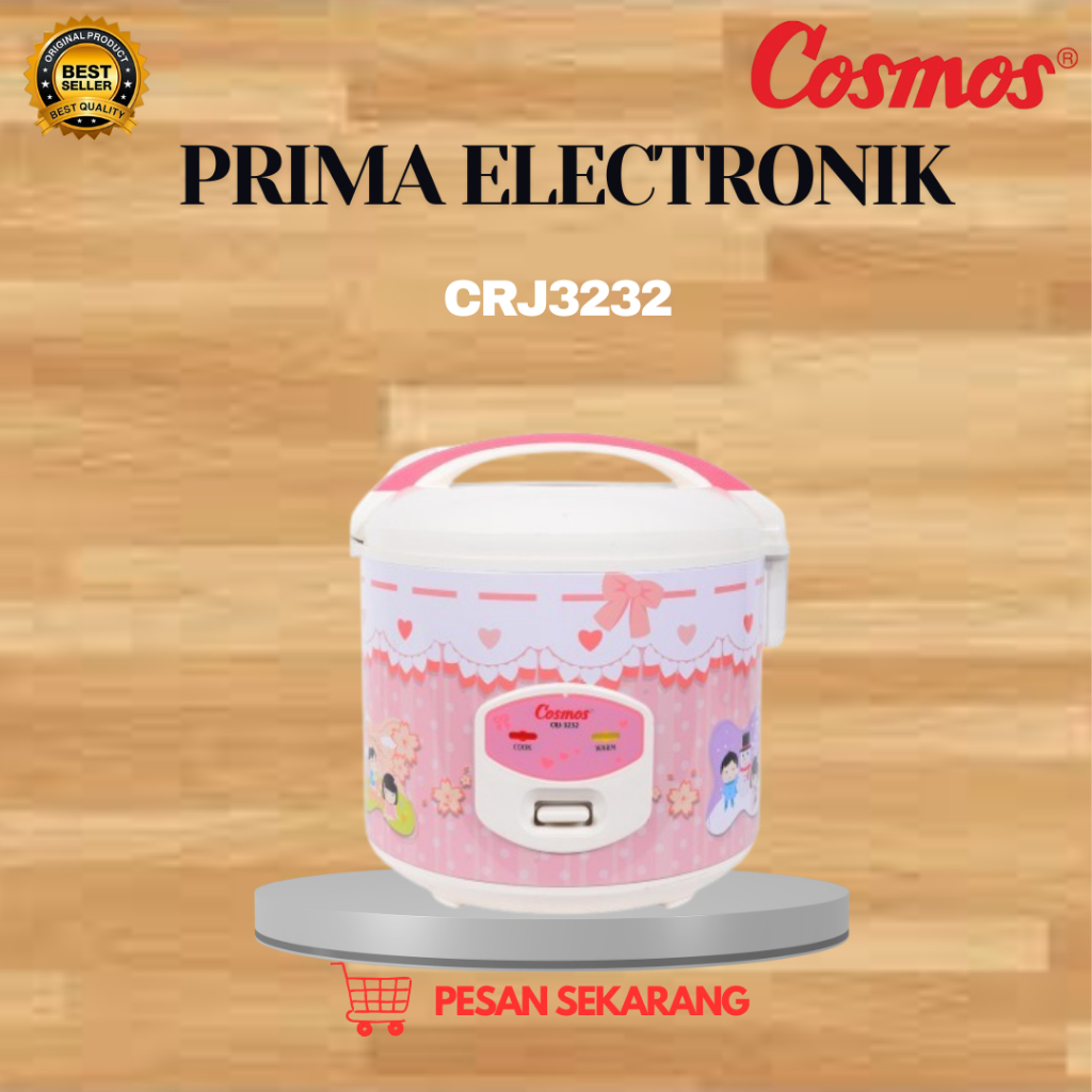Cosmos Rice Cooker 2 L CRJ3232/CRJ 3232/CRJ 3232/CRJ-3232/CRJ3232/Cosmos 100% Original/ Garansi