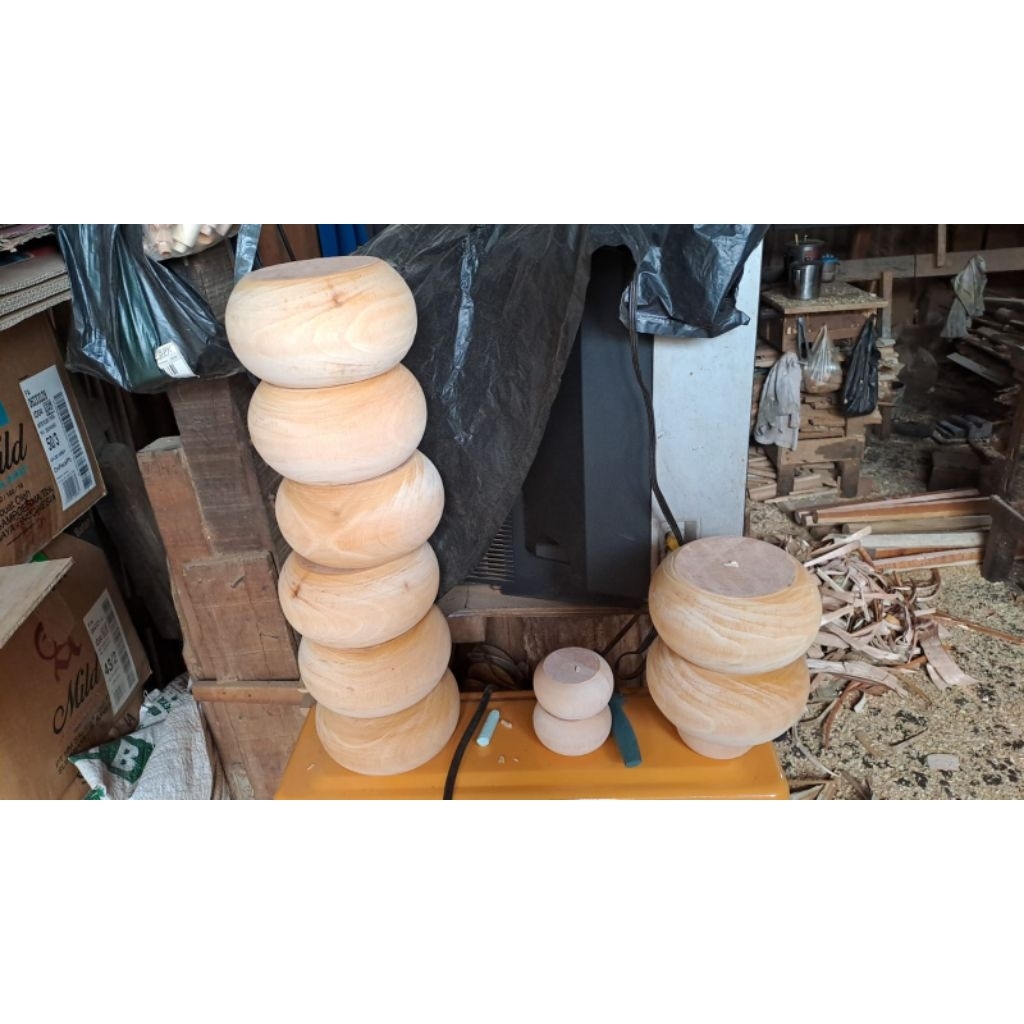 Kaki serbaguna bakpao kayu jati (untuk kaki sofa,kaki lemari,kaki bufet)