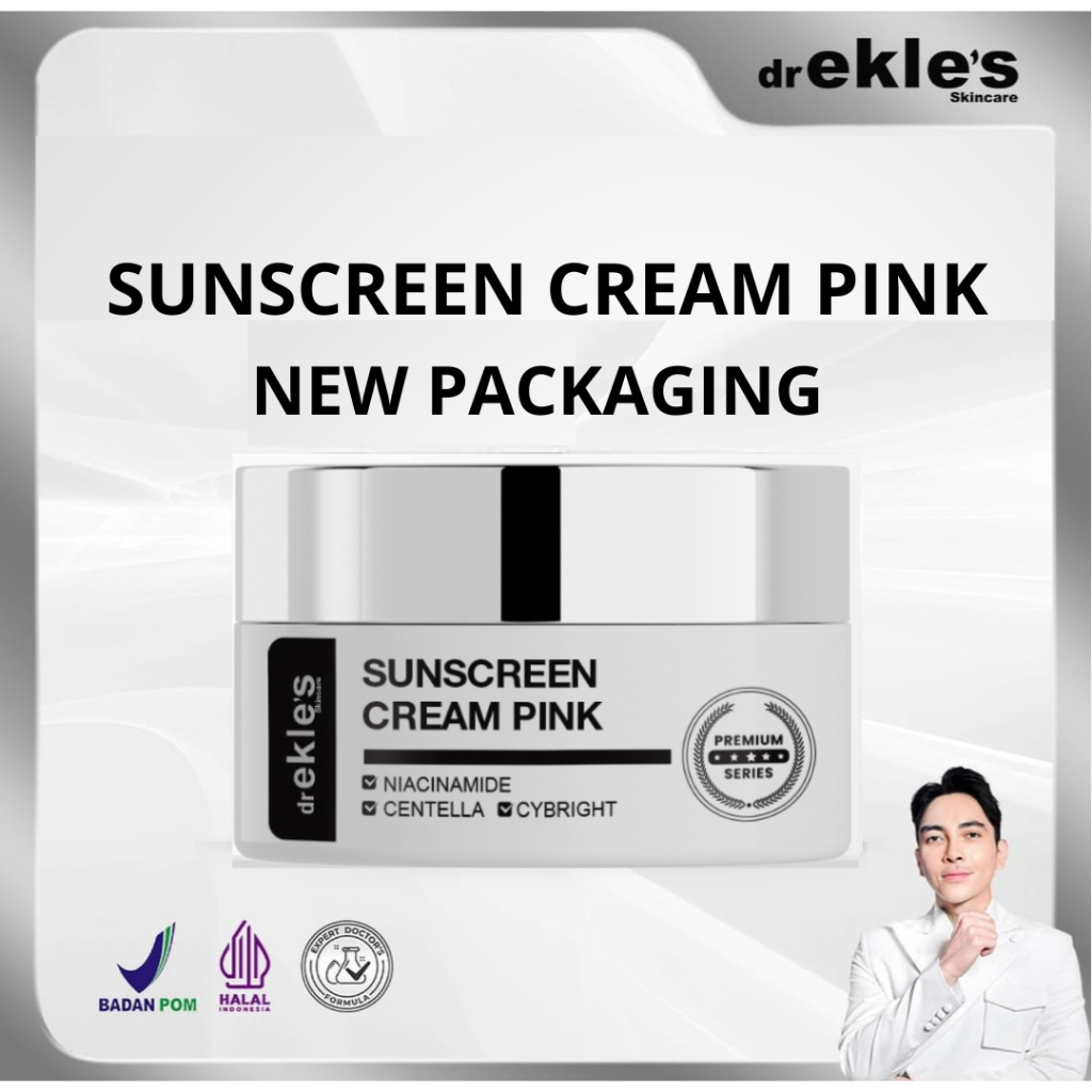 dr Ekles Skincare - Sunscreen Cream Pink Premium