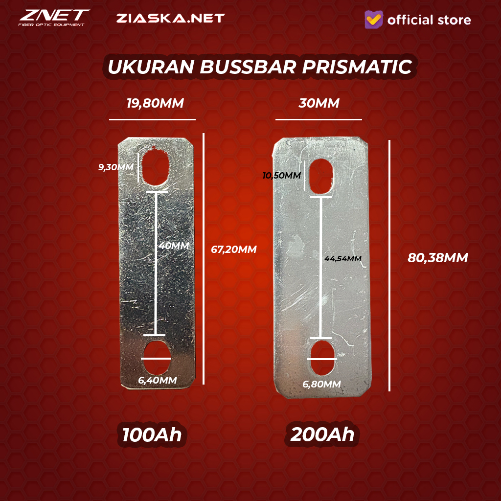 Busbar Battre Lifepo4 aksesoris batre