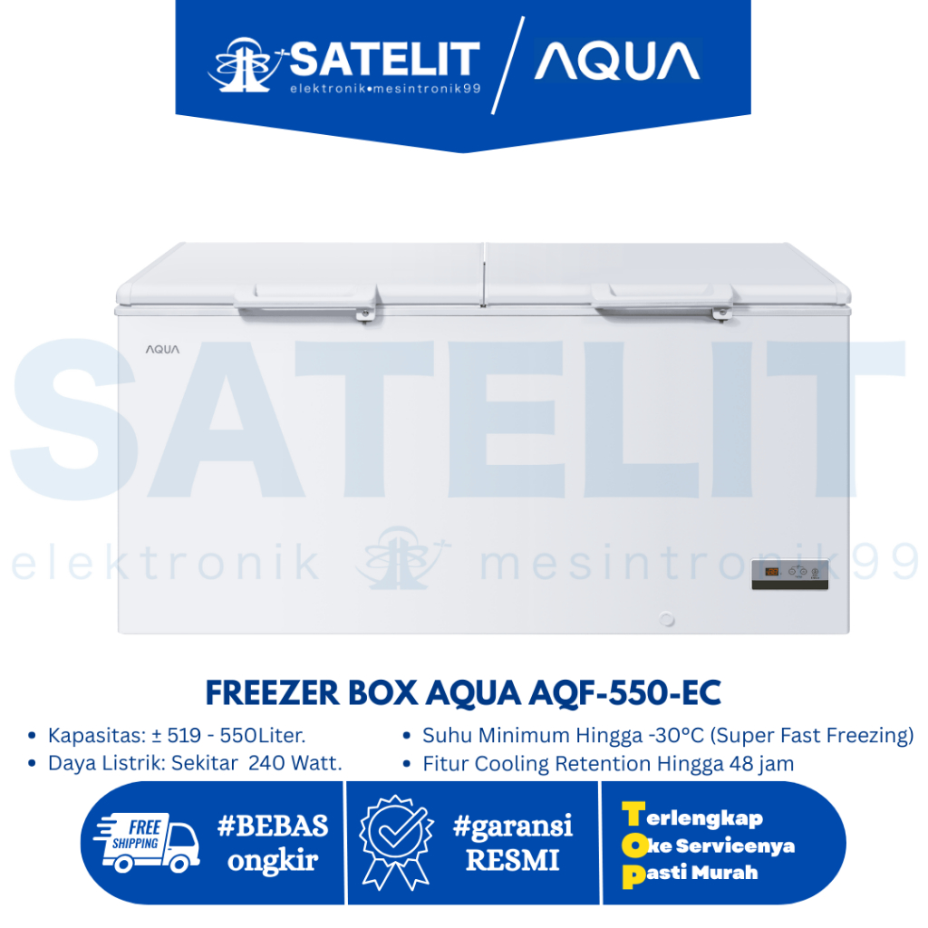 CHEST FREEZER AQUA AQF-550R