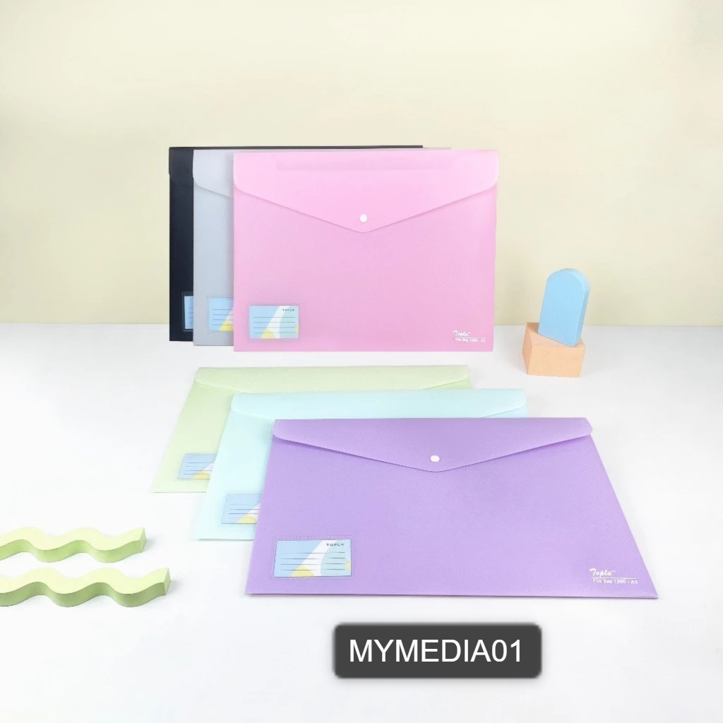 GROSIR ( 3 PCS) MAP TOPLA FILE BAG 1090 UKURAN A3 MAP DOKUMEN TERMURAH