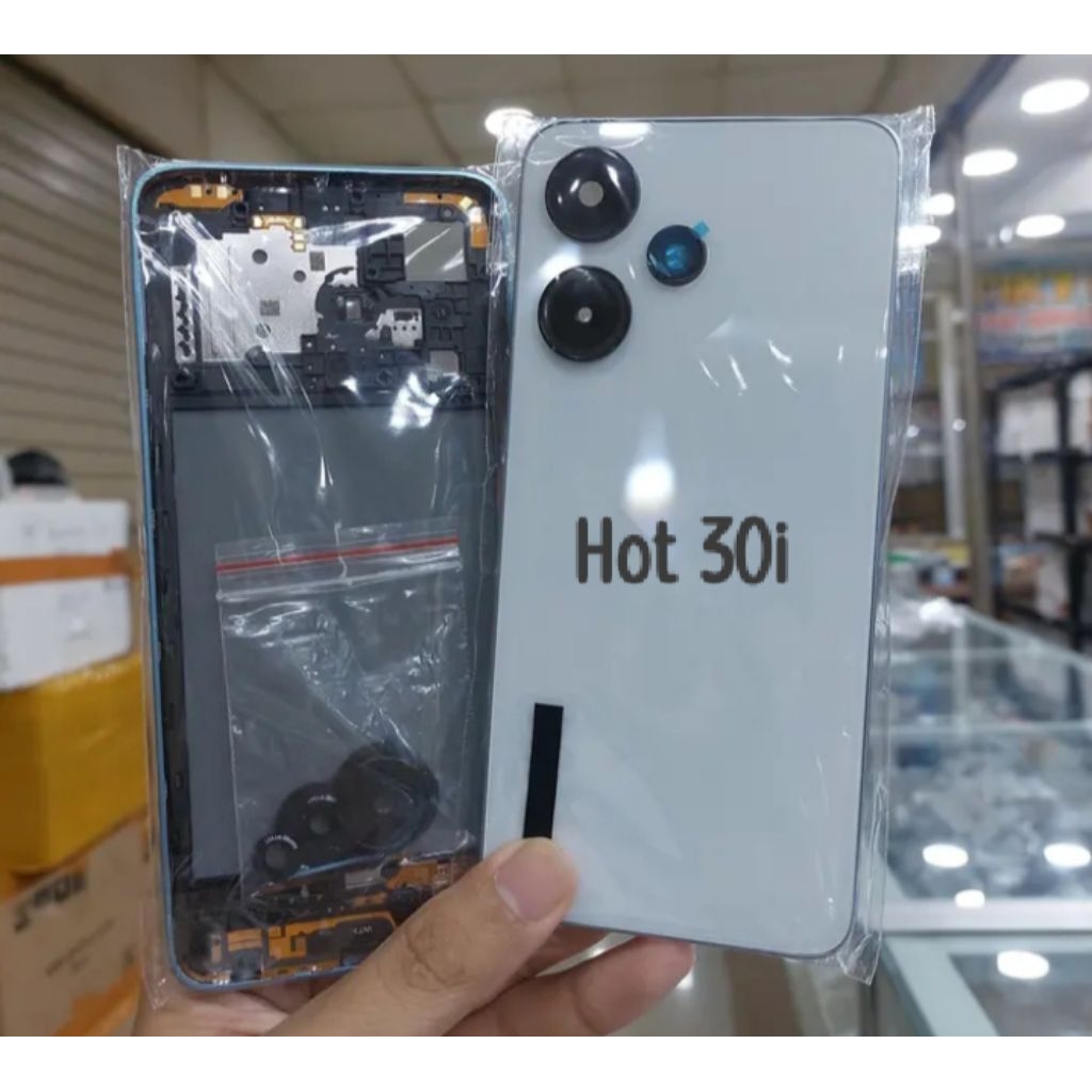 HOUSING KESING INFINIX HOT 30i fullset backdoor+bezel infinix hot 30i fullset