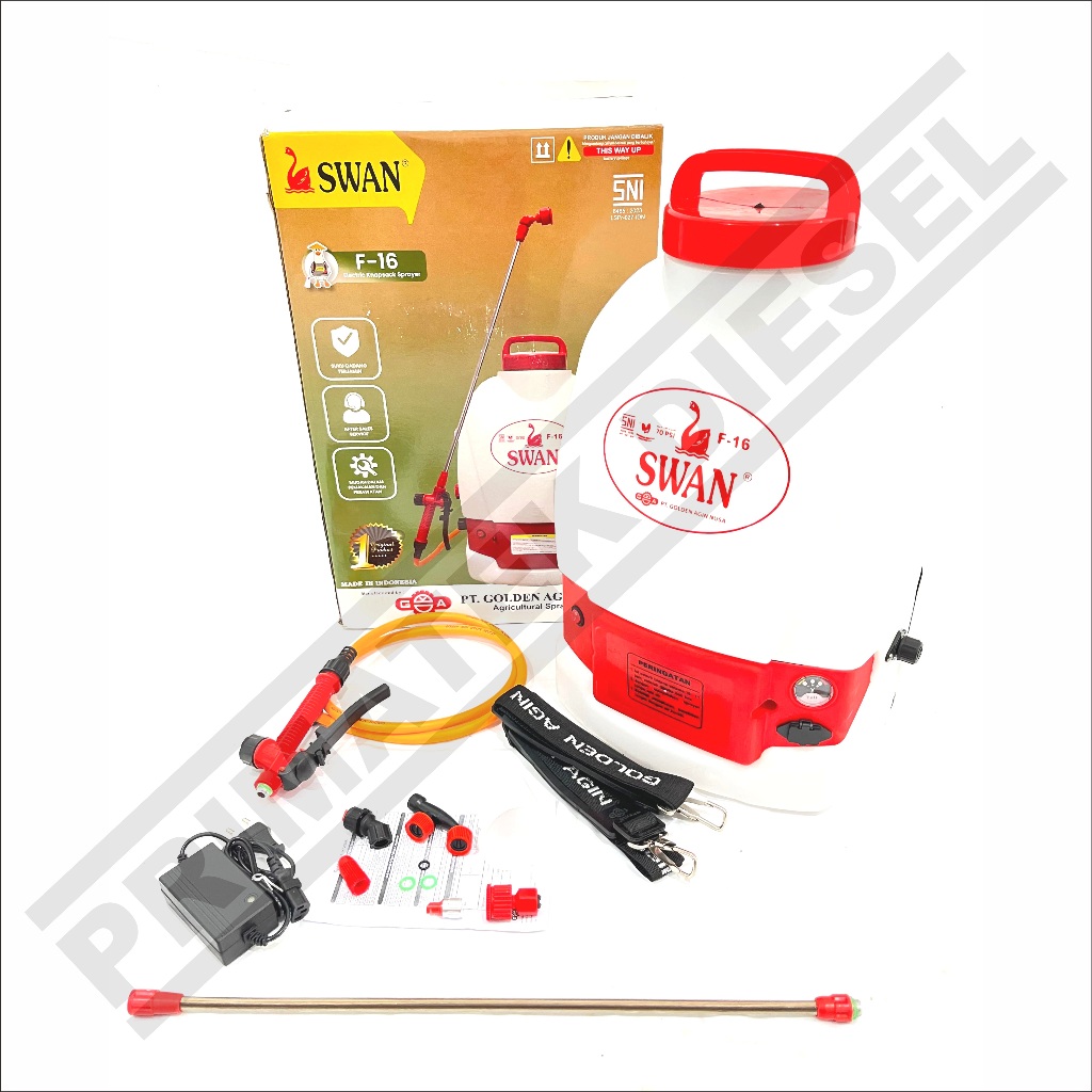(SWAN F-16) Sprayer Hama Elektrik 16L SWAN F-16 / Alat Semprot Semprotan Obat Hama Insektisida Elekt