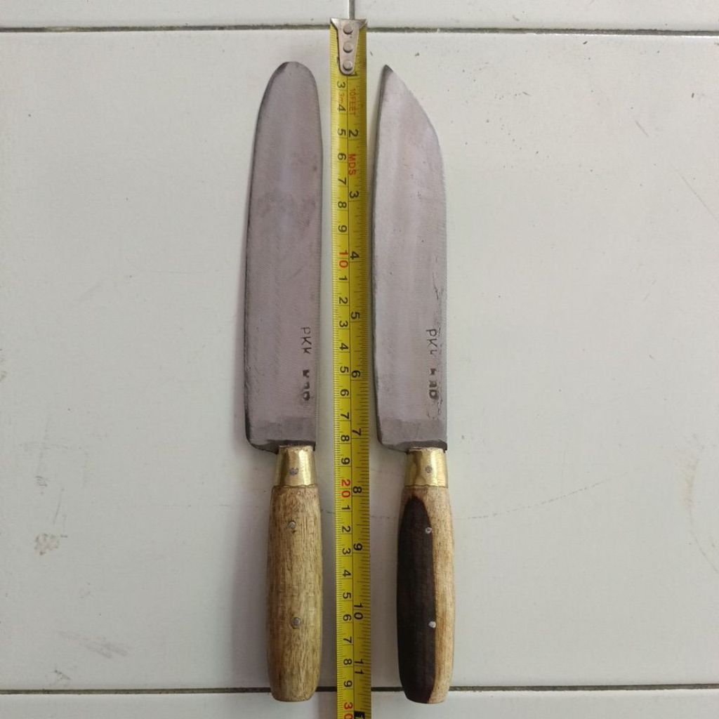 PISAU BAJA KARAH KUNINGAN UK. BESAR 100% baja Asli