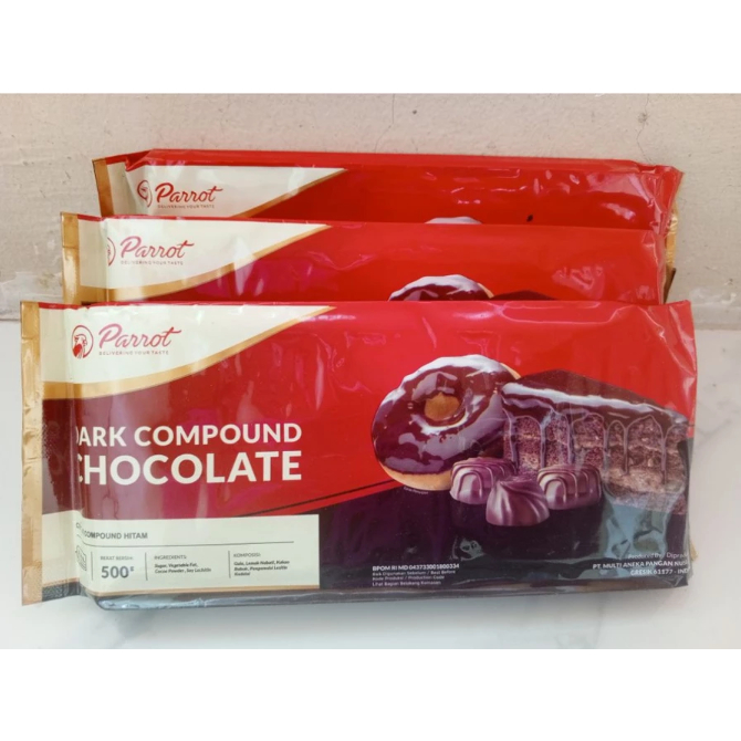 PARROT Dark Compound Chocolate 500gr