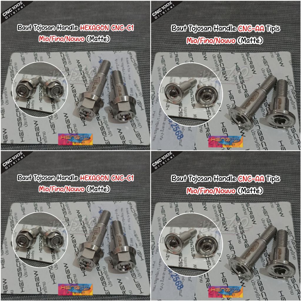 BAUT PROBOLT TOJOSAN HANDLE MIO/FINO/NOUVO STAINLESS HENG THAILAND